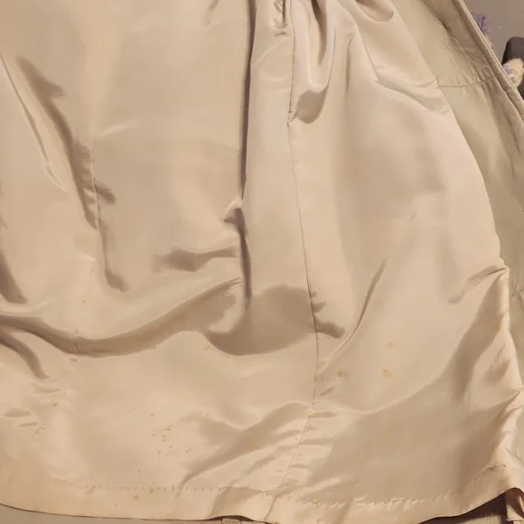 Vintage Leather Fur Trim Coat - Picture 10 of 11